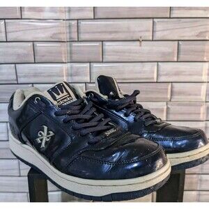 Dada Supreme Kicks Mens Shoes 8.5 Navy Blue Vintage